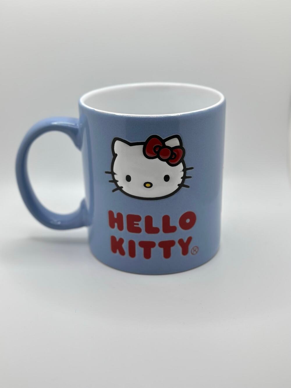Hello Kitty Blue Mug with Red Bow, Hello Kitty Mug
